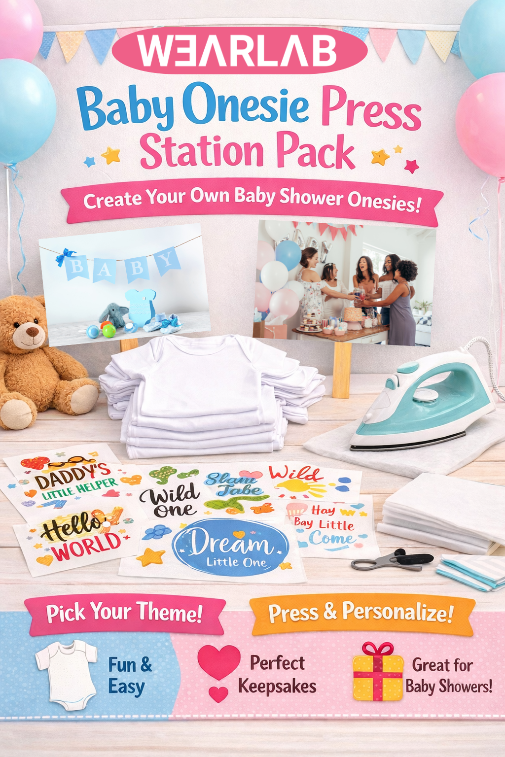 Baby Onesie Press Station Pack