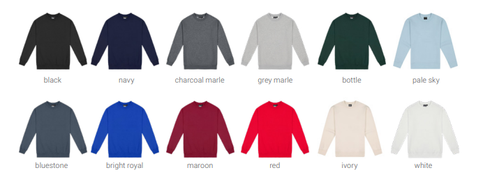 Blank Sweatshirts ADULTS - 300GSM Standard Crew Neck