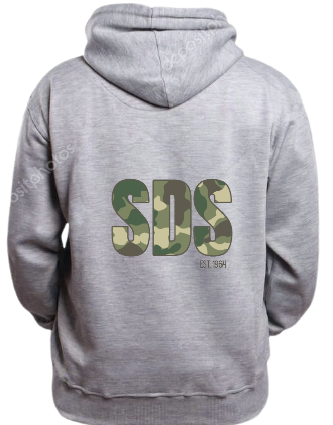 SDS Hoodie Grey Camo