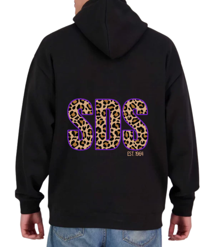 SDS Hoodie Cheetah print